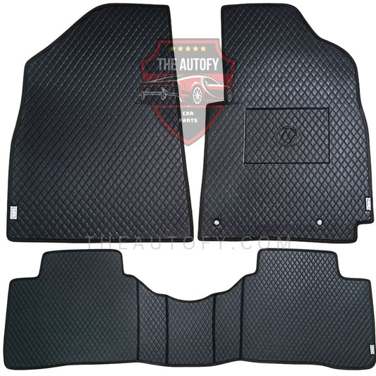 Hyundai Elantra Rexine Floor Mats - Model 2024-2026