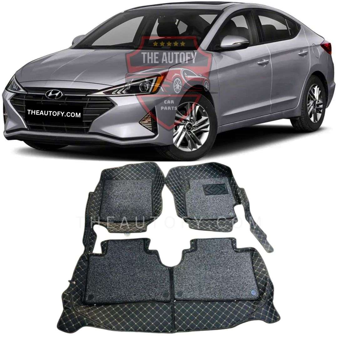Hyundai Elantra Floor Mats - Model 2021-2024 - THEAUTOFY.COM