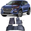 HyundaiTucsonPremiumLuxury9DPlasticHeavyDutyTPRFloorMatsBlack