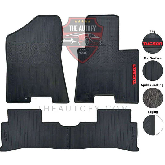 Hyundai Tucson Floor Mats - Model 2020-2025 - THEAUTOFY.COM