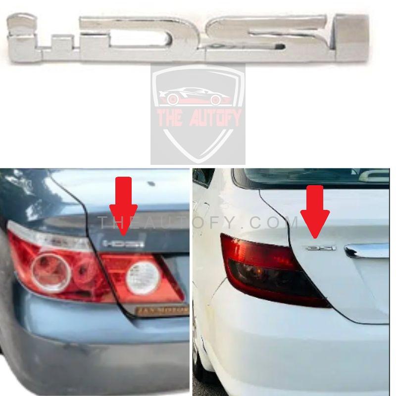 I.DSI Chrome Logo Honda City - Model 2003-2009 - THEAUTOFY.COM