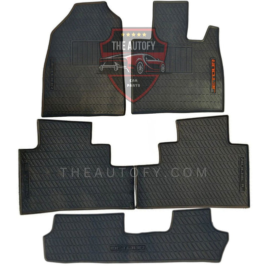 Jetour X70 Plus Latex Rubber Floor Mats - Model 2025-2026