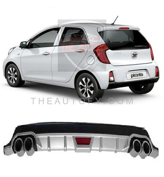 Kia Picanto Rear Bumper Diffuser - Model 2019-2025 - THEAUTOFY.COM
