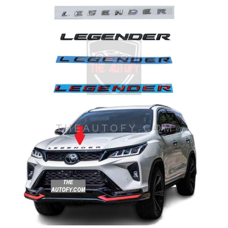 Toyota Fortner Legender Hood Logo | Monogram - Model 2015-2025