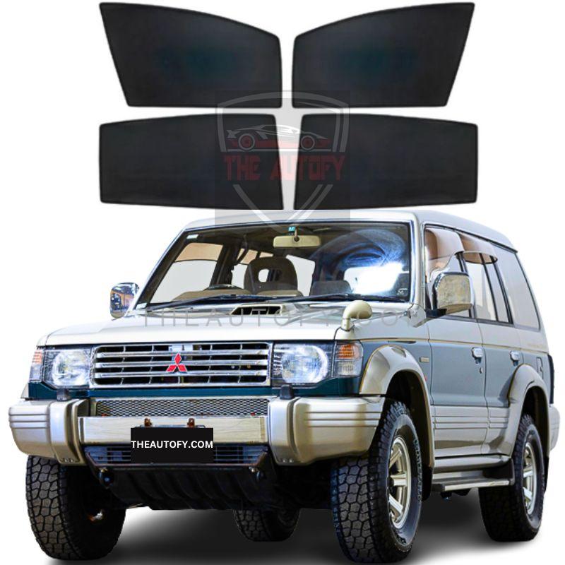Mitsubishi Pajero Side Sun Shades 4pcs - Model 1991-1999
