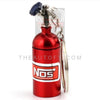 NOS-Can-Cylinder-Shape-Keychain-Keyring-Red
