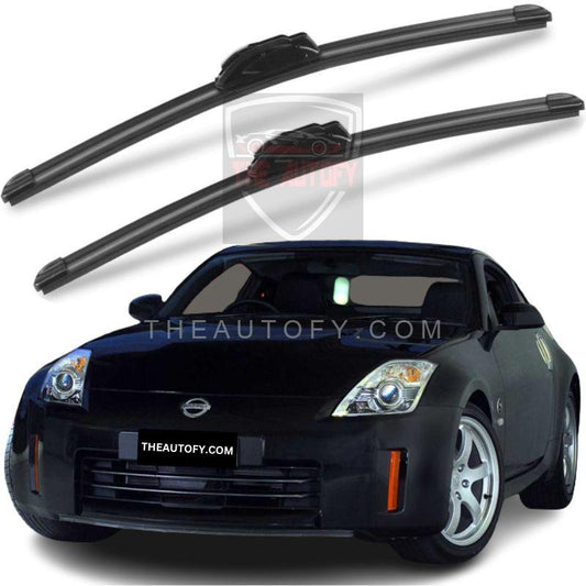Nissan 350Z Wiper Blades 2pcs – Model 2002-2009 - THEAUTOFY.COM