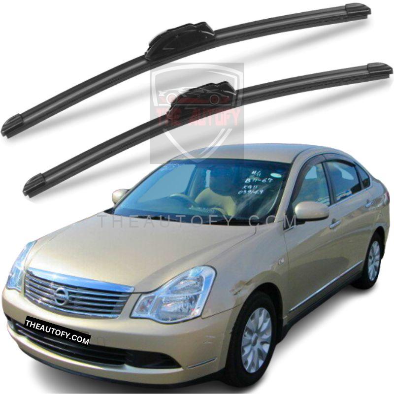 Nissan Bluebird Sylphy Wiper Blades 2pcs – Model 2005-2012 - THEAUTOFY.COM