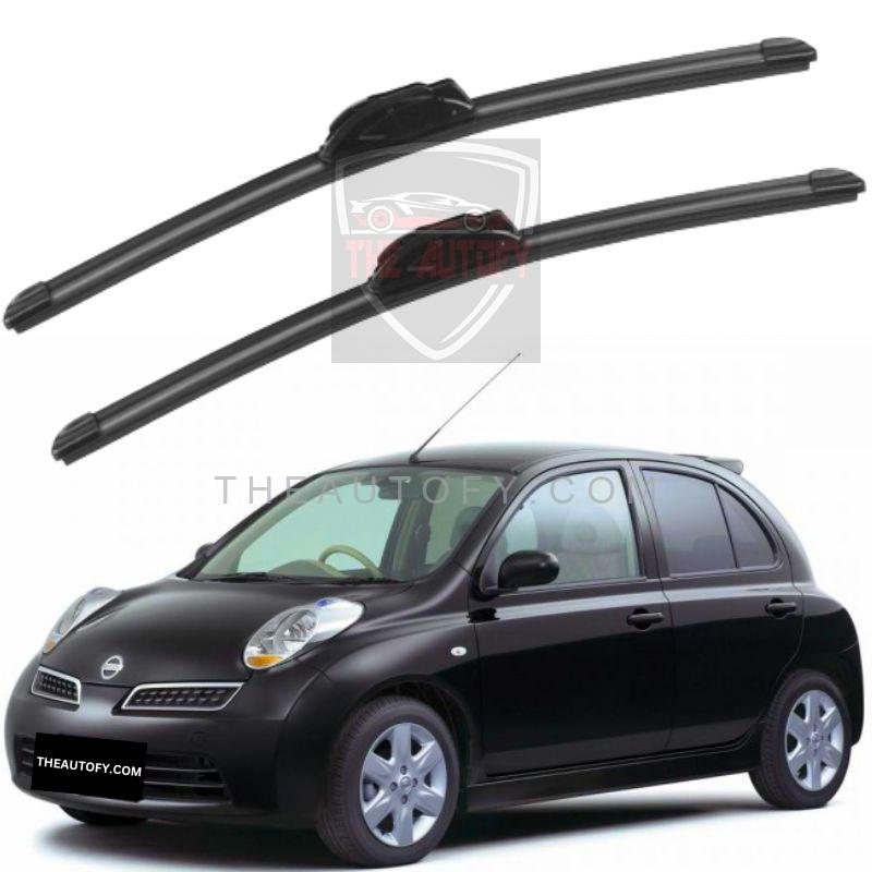 Nissan March Wiper Blades 2pcs – Model 2002-2010 - THEAUTOFY.COM