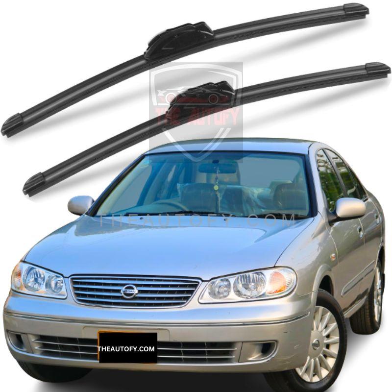 Nissan Sunny Wiper Blades 2pcs – Model 2005-2010 - THEAUTOFY.COM