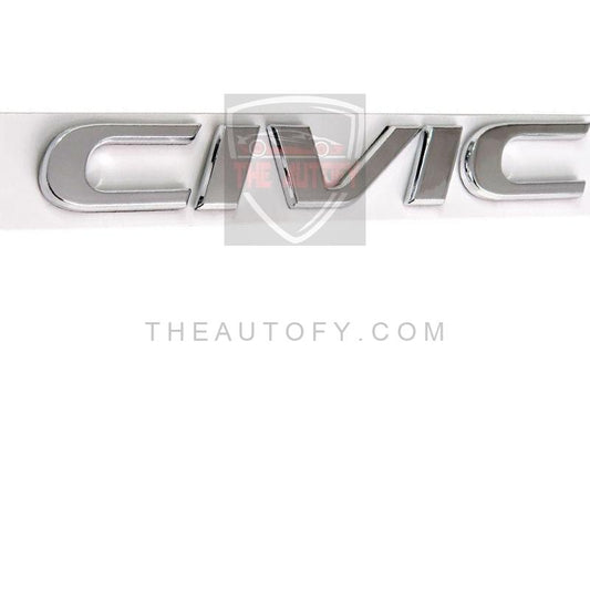 Honda Civic Trunk Logo | Monogram - Model 2016-2022 - THEAUTOFY.COM