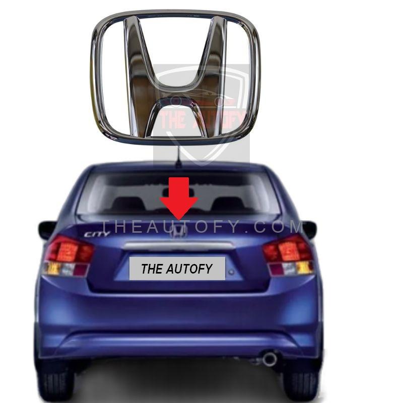Honda City Trunk Logo Monogram - Model 2009-2021 - THEAUTOFY.COM