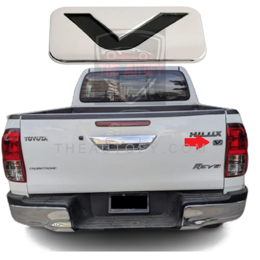 V Chrome Logo | Monogram - THEAUTOFY.COM