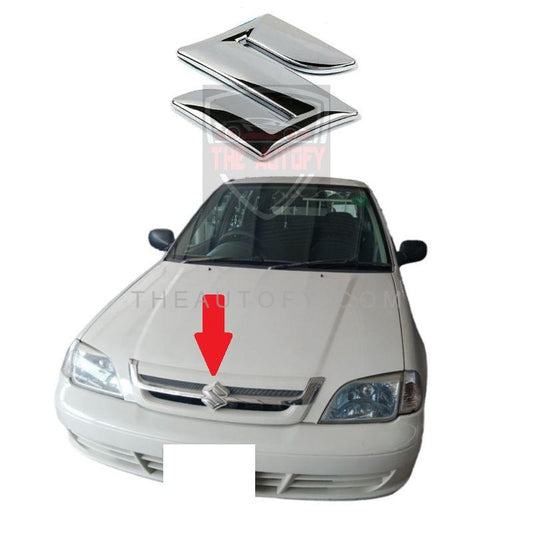 Suzuki Cultus S Front Grill Logo Monogram - Model 2000-2017 - THEAUTOFY.COM