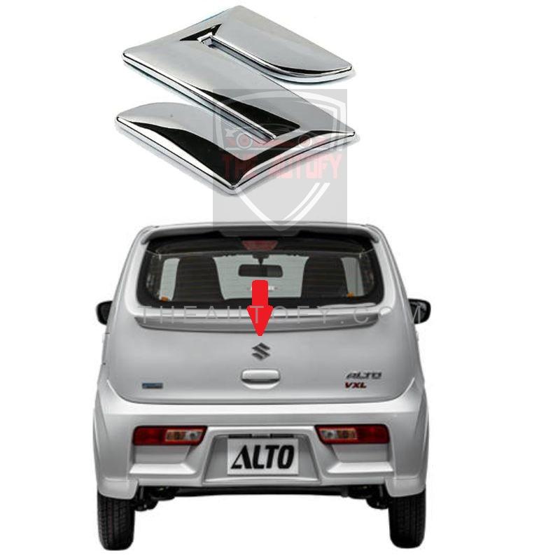 Suzuki Alto S Rear Trunk Logo - Model 2014-2025