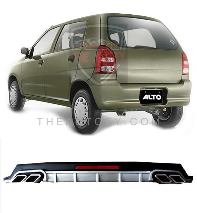 Suzuki Alto Rear Bumper Diffuser - Model 2000-2012 - THEAUTOFY.COM
