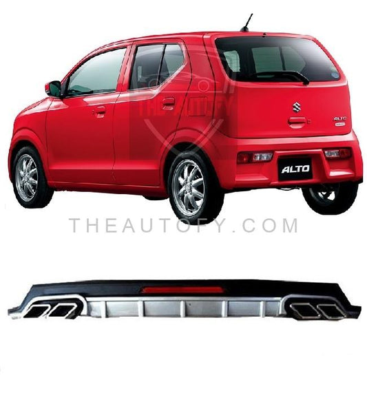 Suzuki Alto Rear Bumper Diffuser - Model 2014-2025 - THEAUTOFY.COM