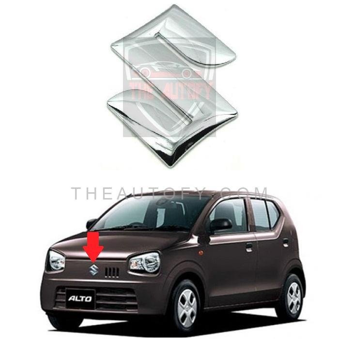 Suzuki Alto Front Logo Chrome - Model 2014-2025