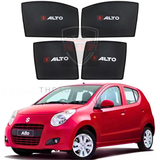 Suzuki Alto Side Windows Sun Shades 4pcs - Model 2009-2014 - THEAUTOFY.COM