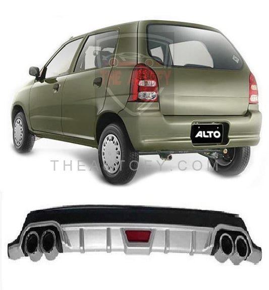 Suzuki Alto Rear Bumper Diffuser - Model 2000-2012 - THEAUTOFY.COM