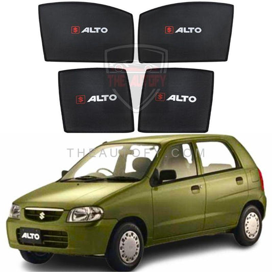Suzuki Alto Side Windows Sun Shades 4pcs - Model 2000-2012 - THEAUTOFY.COM