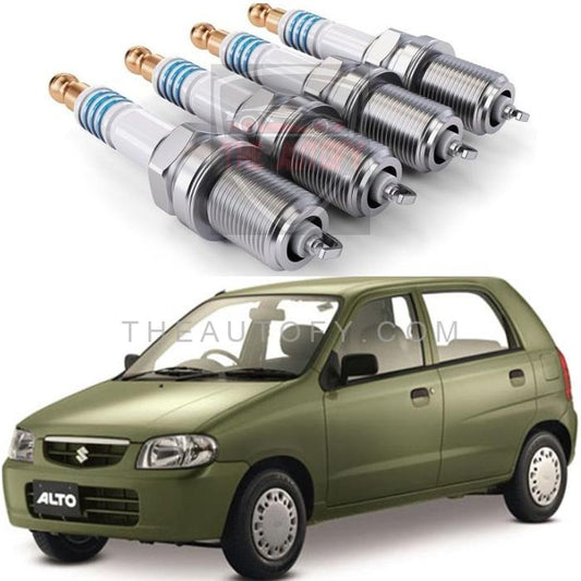 Suzuki Alto Spark Plugs Set of 4pcs - Model 2000-2012 - THEAUTOFY.COM