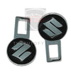 Suzuki-Black-Logo-Seat-Belt-Clip-2pcs