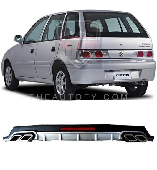 Suzuki Cultus Rear Bumper Diffuser - Model 2000-2017 - THEAUTOFY.COM