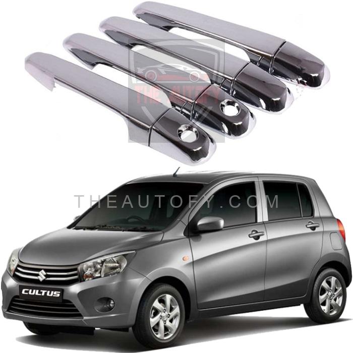 Suzuki Cultus Chrome Door Handle Covers 4pcs - Model 2017-2025