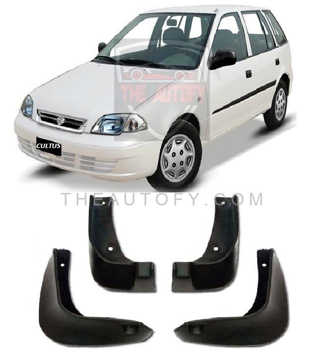 Suzuki Cultus Mud Flaps 4pcs - Model 2000-2017 - THEAUTOFY.COM