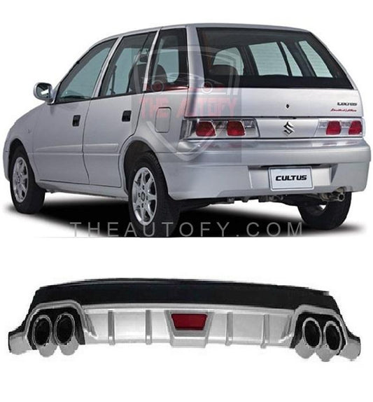 Suzuki Cultus Rear Bumper Diffuser - Model 2000-2017 - THEAUTOFY.COM