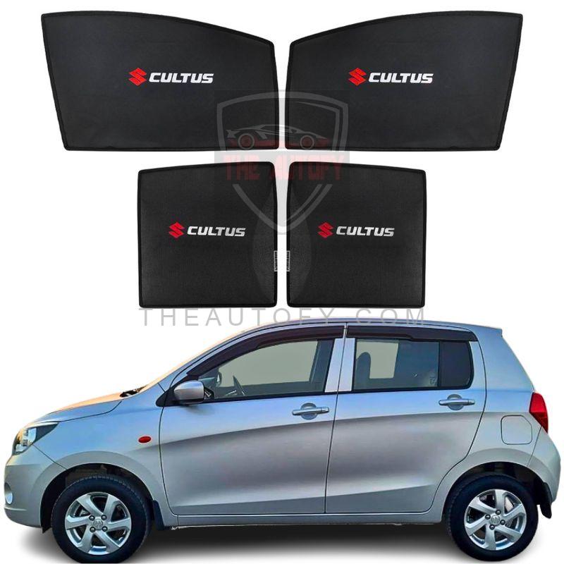 Suzuki Cultus Side Sun Shades 4pcs - Model 2017-2025 - THEAUTOFY.COM