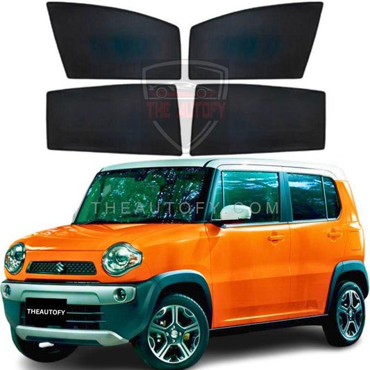 Suzuki Hustler Side Sun Shades 4pcs - Model 2013-2020 - THEAUTOFY.COM