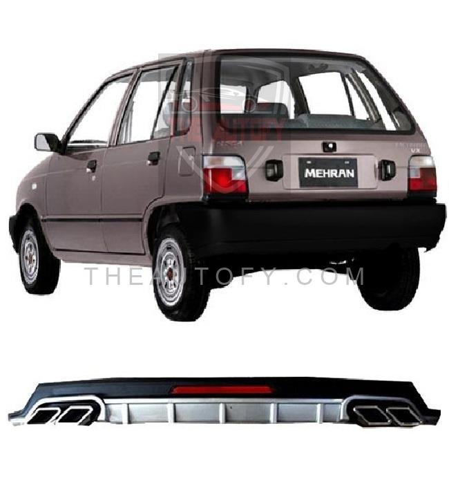 Suzuki Mehran Rear Bumper Diffuser - Model 1988-2019