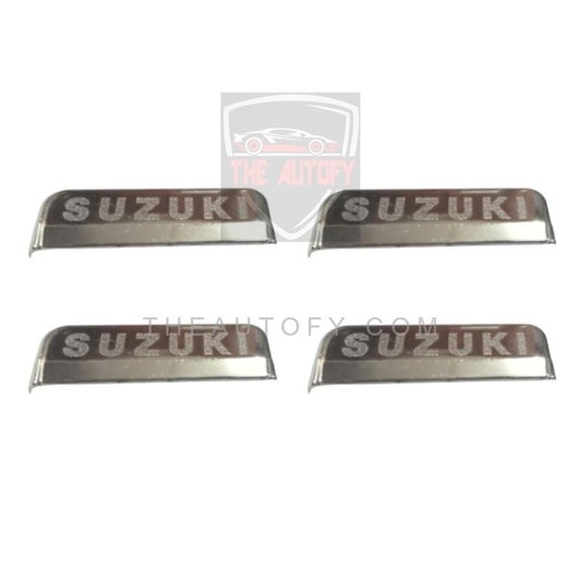 Suzuki Mehran Chrome Door Handle Covers 4pcs - Model 1988-2019 - THEAUTOFY.COM