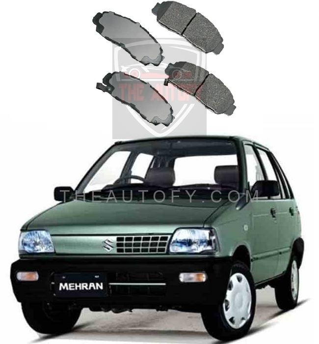 Suzuki Mehran Front Brake Pads - Model 1988-2019 - THEAUTOFY.COM