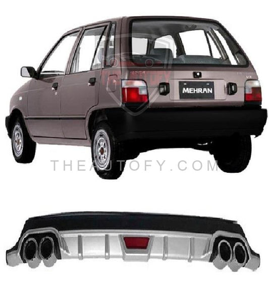 Suzuki Mehran Rear Bumper Diffuser - Model 1988-2019 - THEAUTOFY.COM