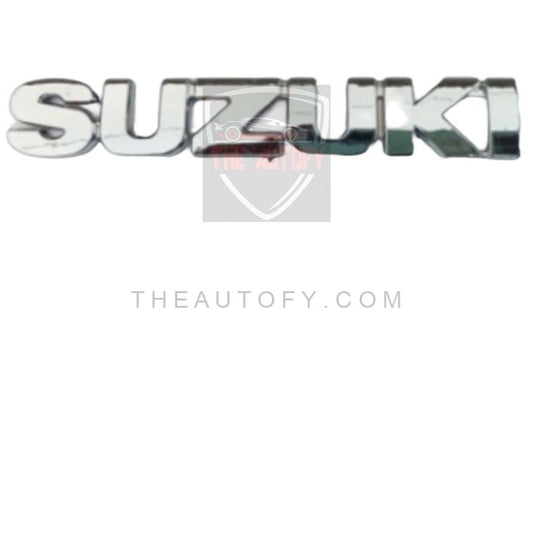 Suzuki Cultus Rear Chrome Logo Monogram - Model 2000-2017 - THEAUTOFY.COM