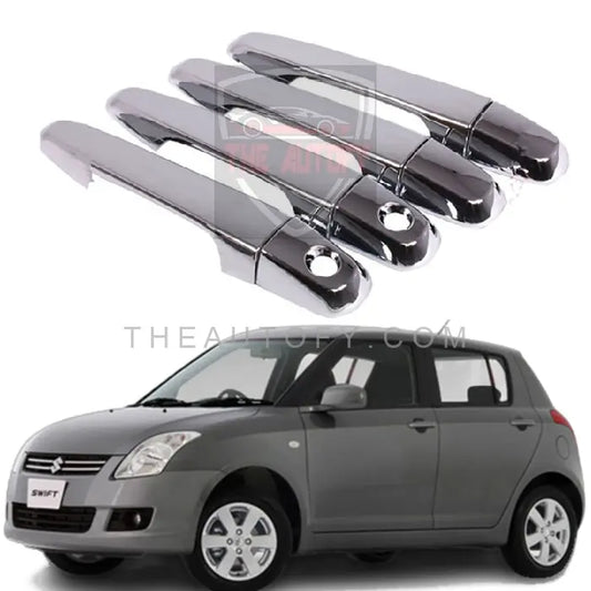 Suzuki Swift Chrome Door Handle Covers 4pcs - Model 2010-2022 - THEAUTOFY.COM