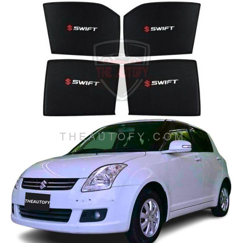 Suzuki Swift Side Windows Sun Shades 4pcs - Model 2010-2022 - THEAUTOFY.COM