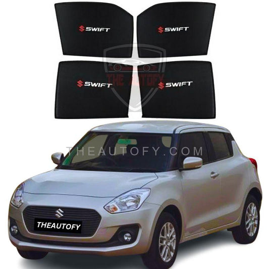 Suzuki Swift Side Sun Shades 4pcs - Model 2022-2025 - THEAUTOFY.COM