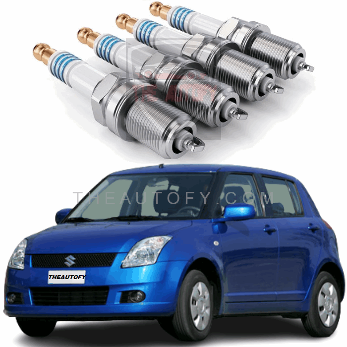 Suzuki Swift Spark Plugs Set of 4pcs - Model 2010-2022 - THEAUTOFY.COM
