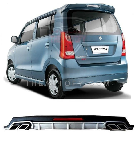 Suzuki Wagon R Rear Bumper Diffuser - Model 2014-2025 - THEAUTOFY.COM