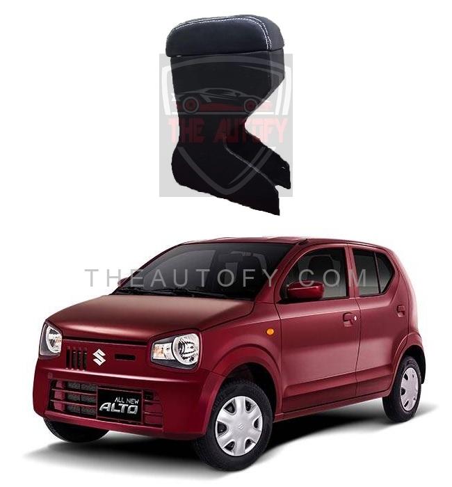 Suzuki Alto Custom Arm Rest Black - Model 2014-2025