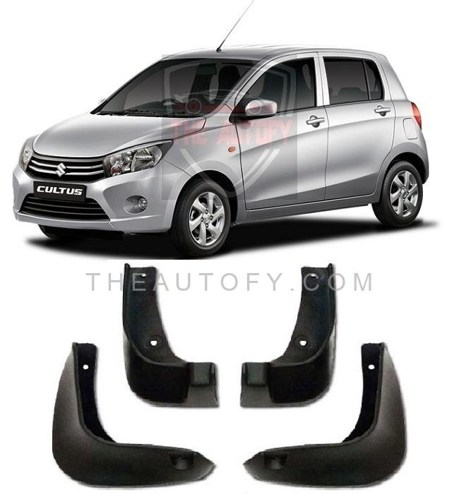 Suzuki Cultus Mud Flaps 4pcs - Model 2017-2025 - THEAUTOFY.COM