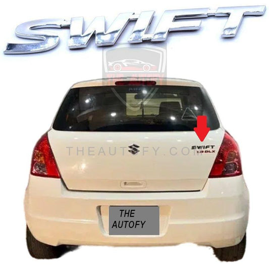 Suzuki Swift Chrome Logo Monogram - Model 2010-2022 - THEAUTOFY.COM