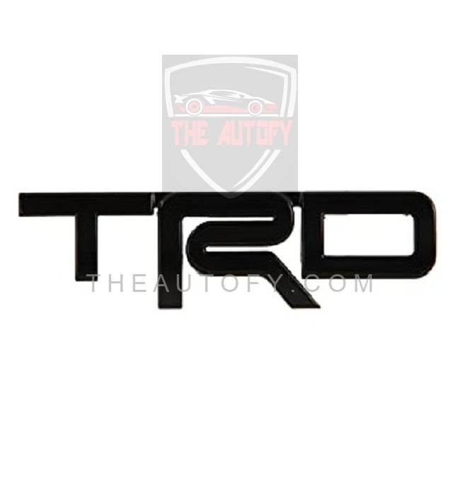 TRD 3D Emblem - Black | Monogram | Logo - THEAUTOFY.COM