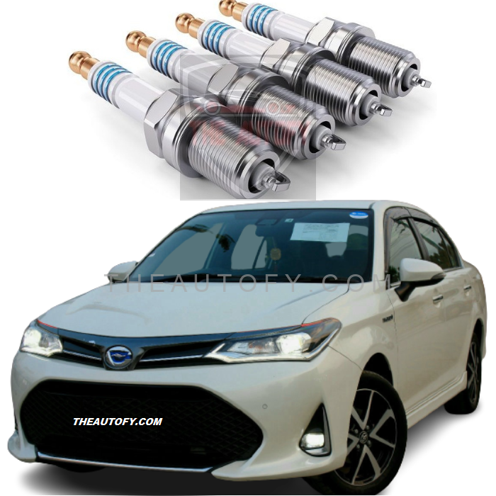 Toyota Corolla Axio Spark Plugs Set of 4pcs - Model 2012-2019 - THEAUTOFY.COM