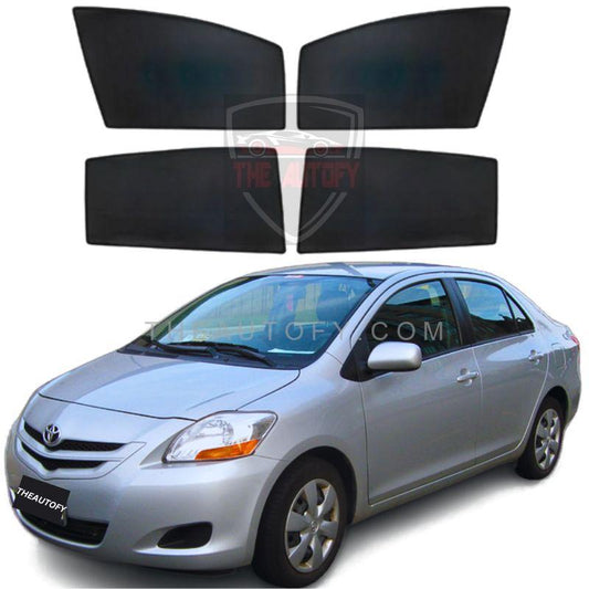 Toyota Belta Side Windows Sun Shades 4pcs - Model 2005-2012 - THEAUTOFY.COM