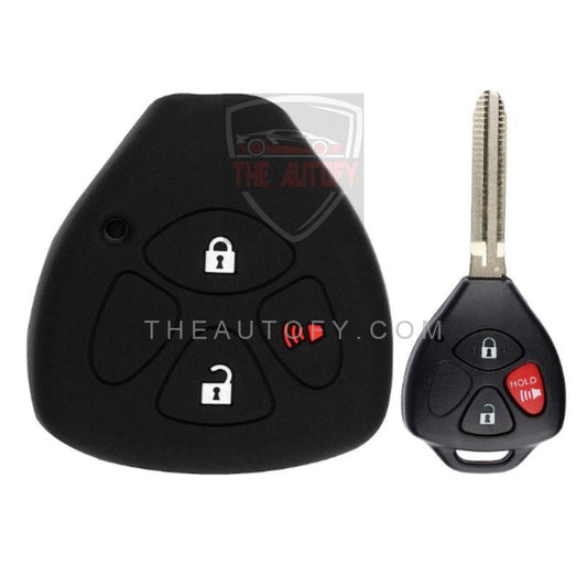 Toyota Corolla Silicon Key Cover - Model 2008-2015 - THEAUTOFY.COM
